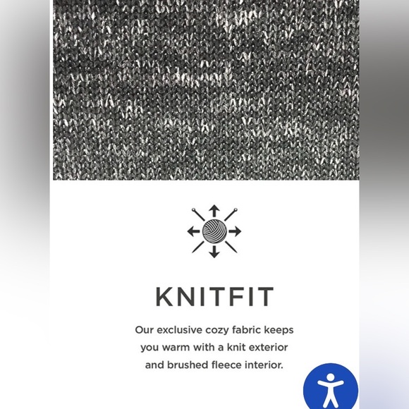 Fabletics KnitFit Moto Jacket Gray Asymmetrical zip athletic Athleisure Size M - Picture 10 of 12